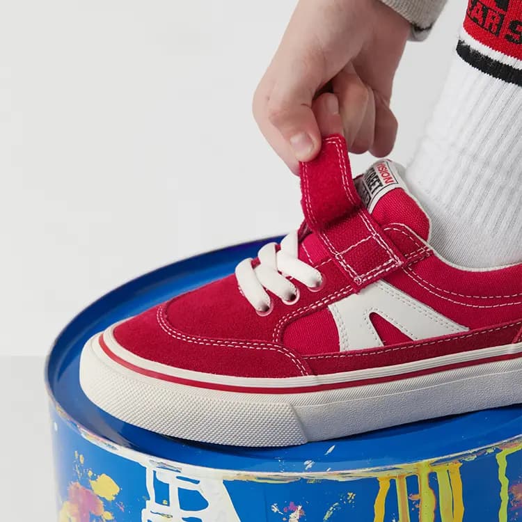 Vision Street Wear Stick Uşaq Skeyt Ayaqqabısı Qırmızı 12