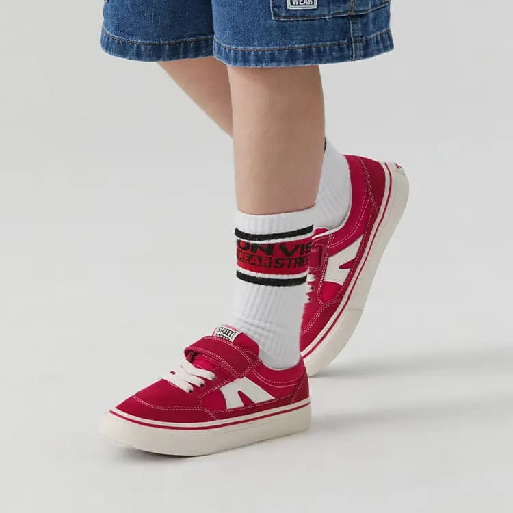 Vision Street Wear Stick Uşaq Skeyt Ayaqqabısı Qırmızı 11