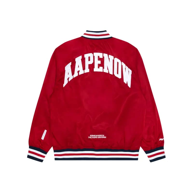 Aape BY *A BATHING APE® Logo-appliqué Bomber Pencəyi 3