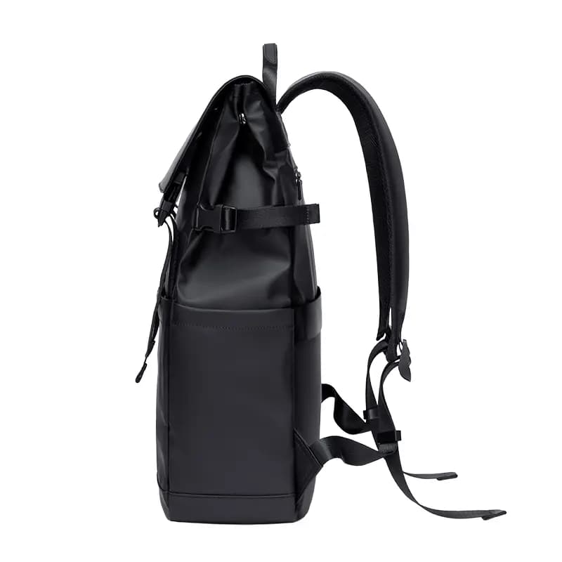 POLO Fabric Backpack Tubas Men's Black/Gray 15