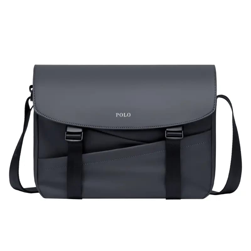 POLO Fabric Backpack Tubas Men's Black/Gray 11