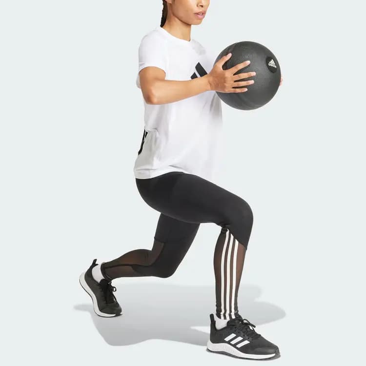 Adidas Essential Qadın Regular T-Shirt Ağ 4