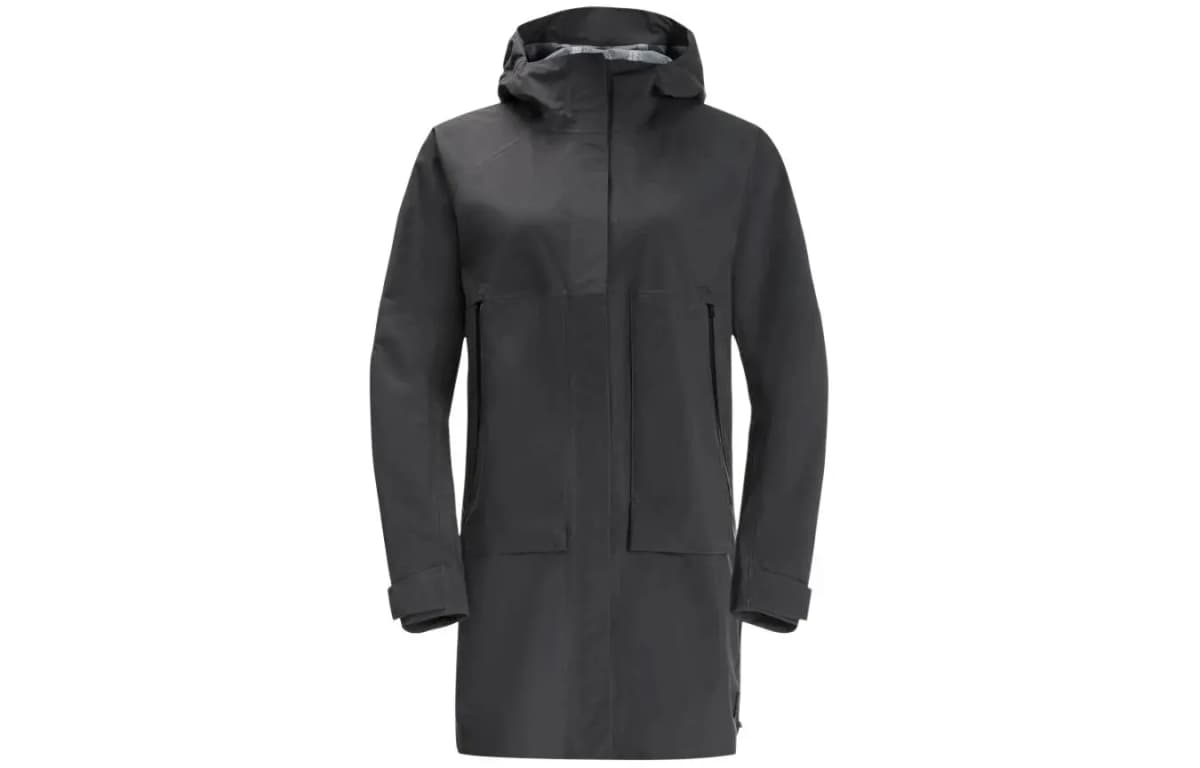 Jack Wolfskin Qadın Parka Qara