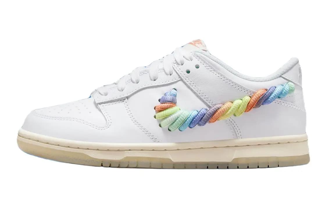 Nike Dunk Low SE Rainbow Lace Swoosh Ağ PS