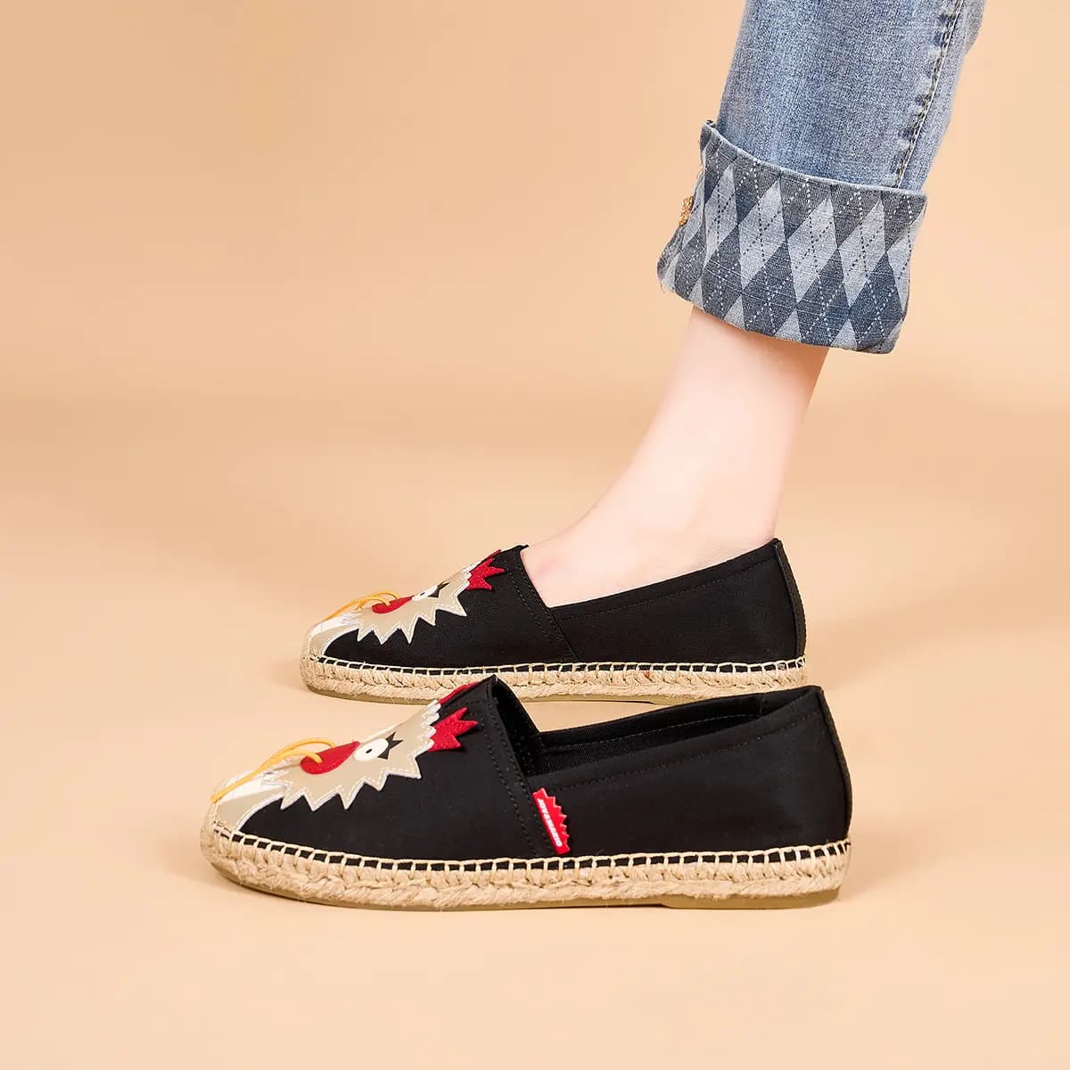 Joy&Mario Fabric Qadın Espadril 8