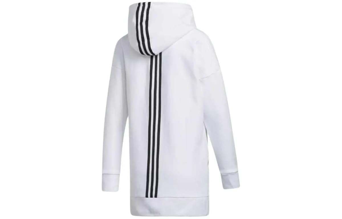 adidas Qadın Kapüşonlu Sweatshirt Ağ 2