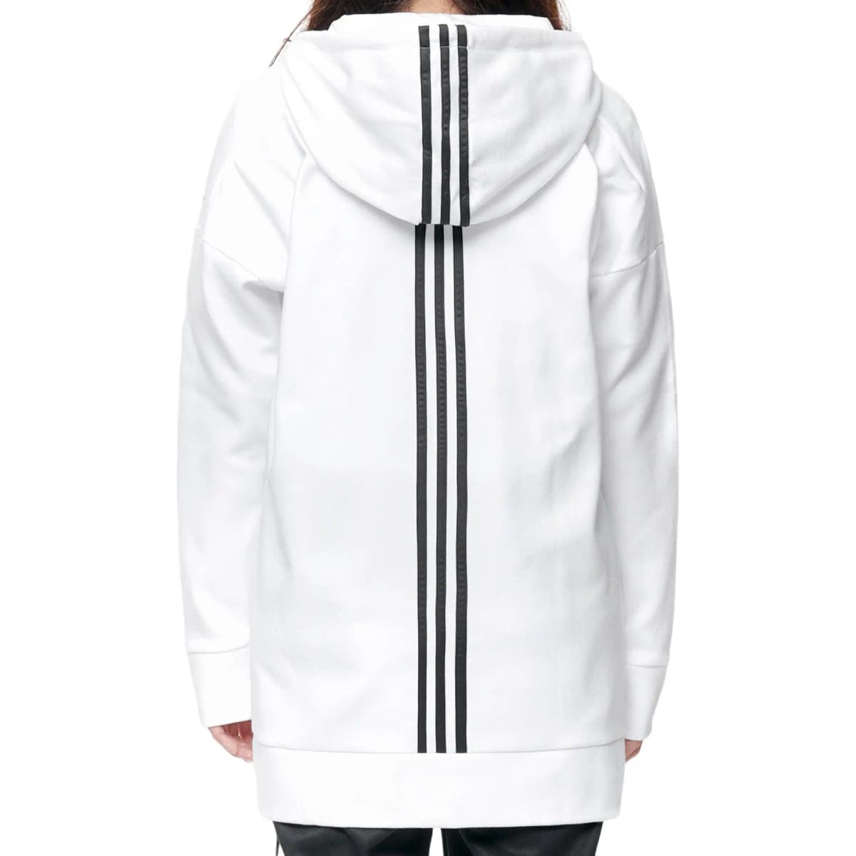 adidas Qadın Kapüşonlu Sweatshirt Ağ 4
