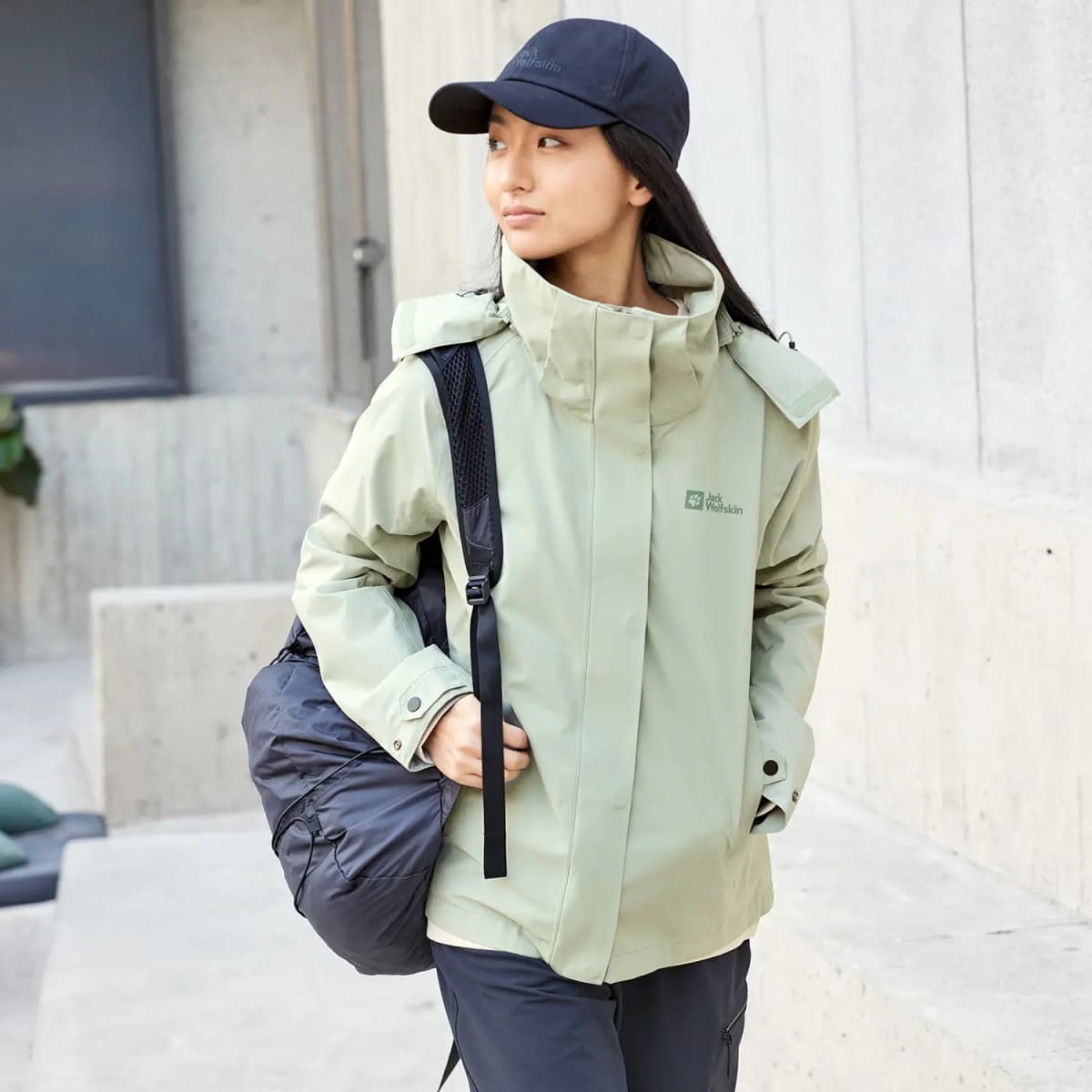 Jack Wolfskin KARANA Qadın Küləkeçirməyən Pencək 13