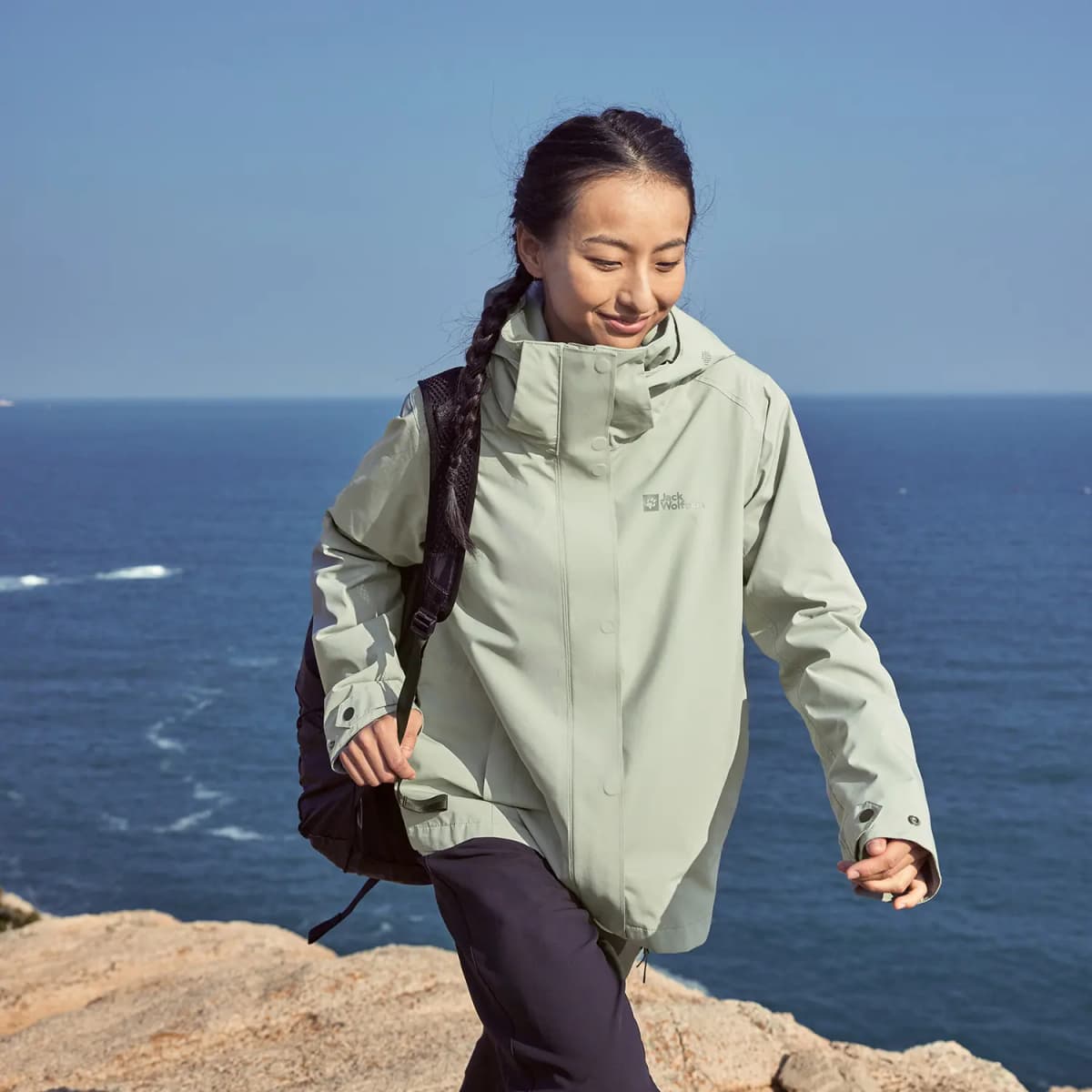 Jack Wolfskin KARANA Qadın Küləkeçirməyən Pencək 11