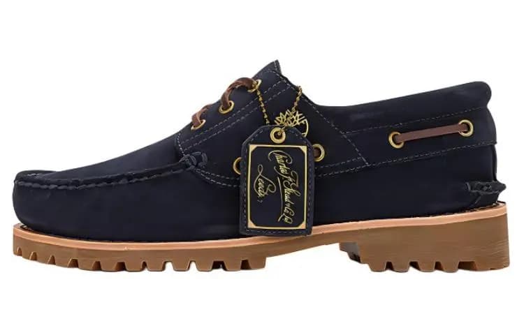 Timberland Suede Logo-plaque Boat Shoes