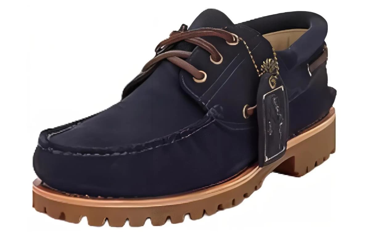 Timberland Suede Logo-plaque Boat Shoes 3