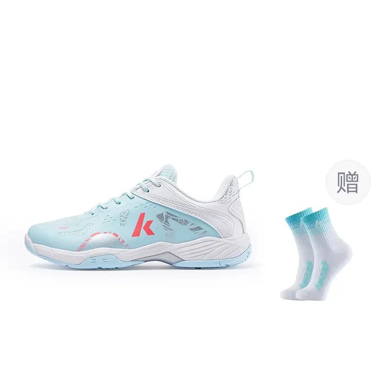 Kawasaki Glory Series Ice Cream Comfortable Cushioning Anti-Slip Wear-Resistant Breathable Impact-Resistant Low Top Badminton Shoes Unisex