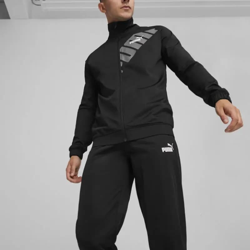 PUMA POWER POLY İdman Dəsti Kişi Qara 5