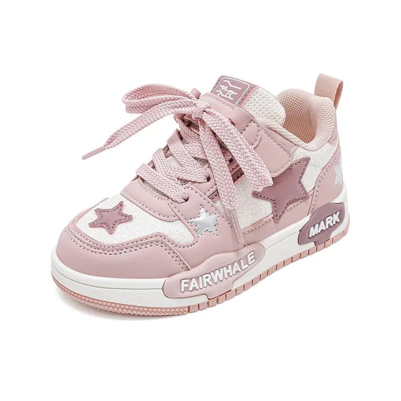 FAIRWHALE Wear-Resistant Low-Top Skateboard Shoes Kids' 10