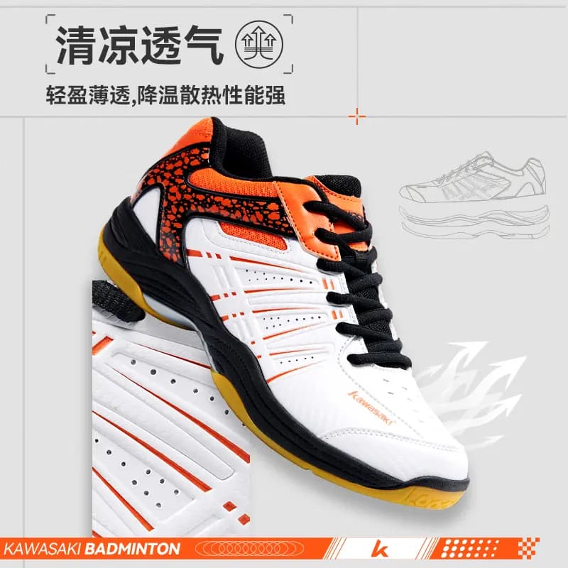 Kawasaki Badminton Shoes Unisex Low-Top 25