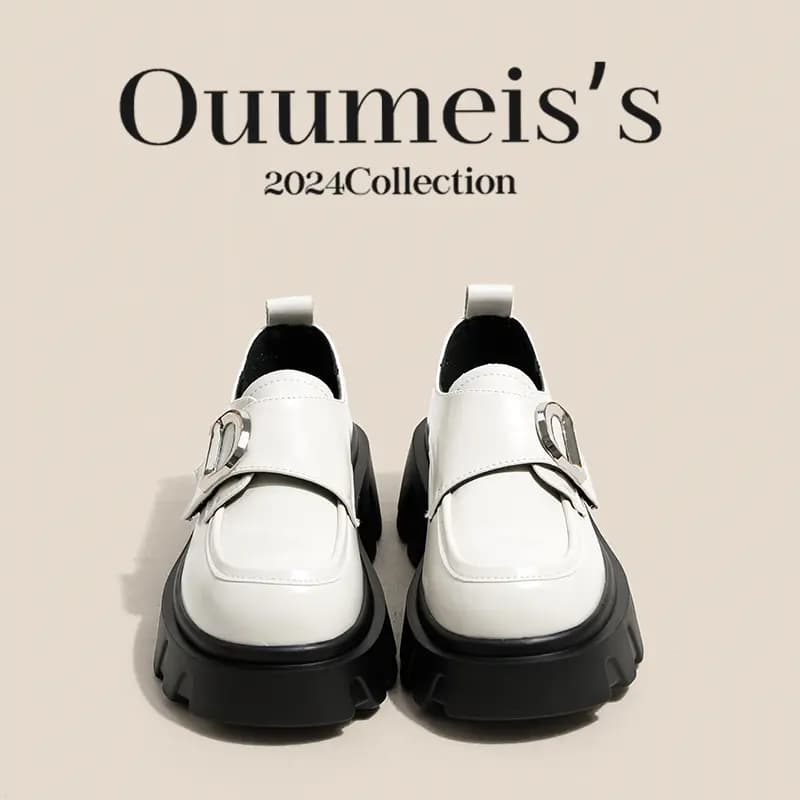 Ouumeis Ballet Flats Loafer Qadın 2