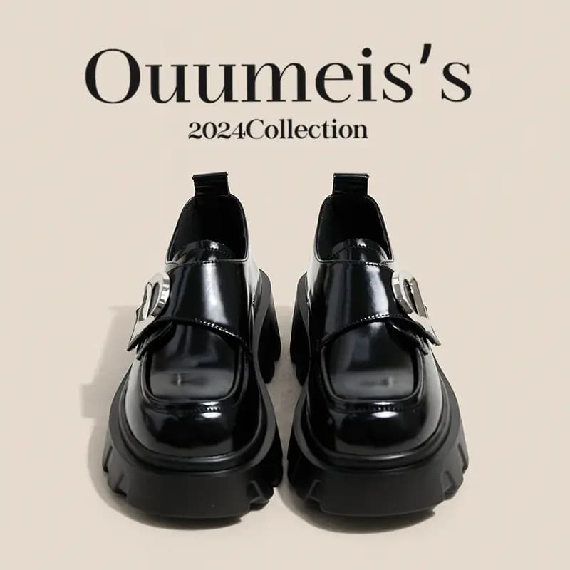 Ouumeis Ballet Flats Loafer Qadın 8