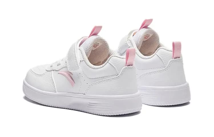 Antakids Anti-Slip Wear-Resistant Low-Top Kids' Skateboarding Shoes White Pink Children Aged 3-7 Years Old 2
