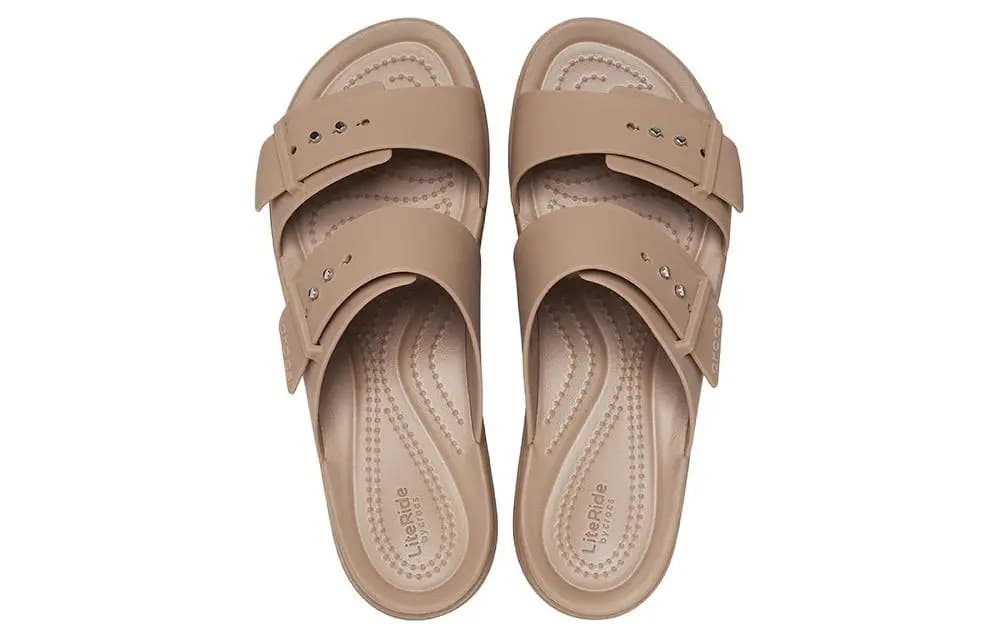 Crocs Brooklyn Səndəl Qadın Latte 2