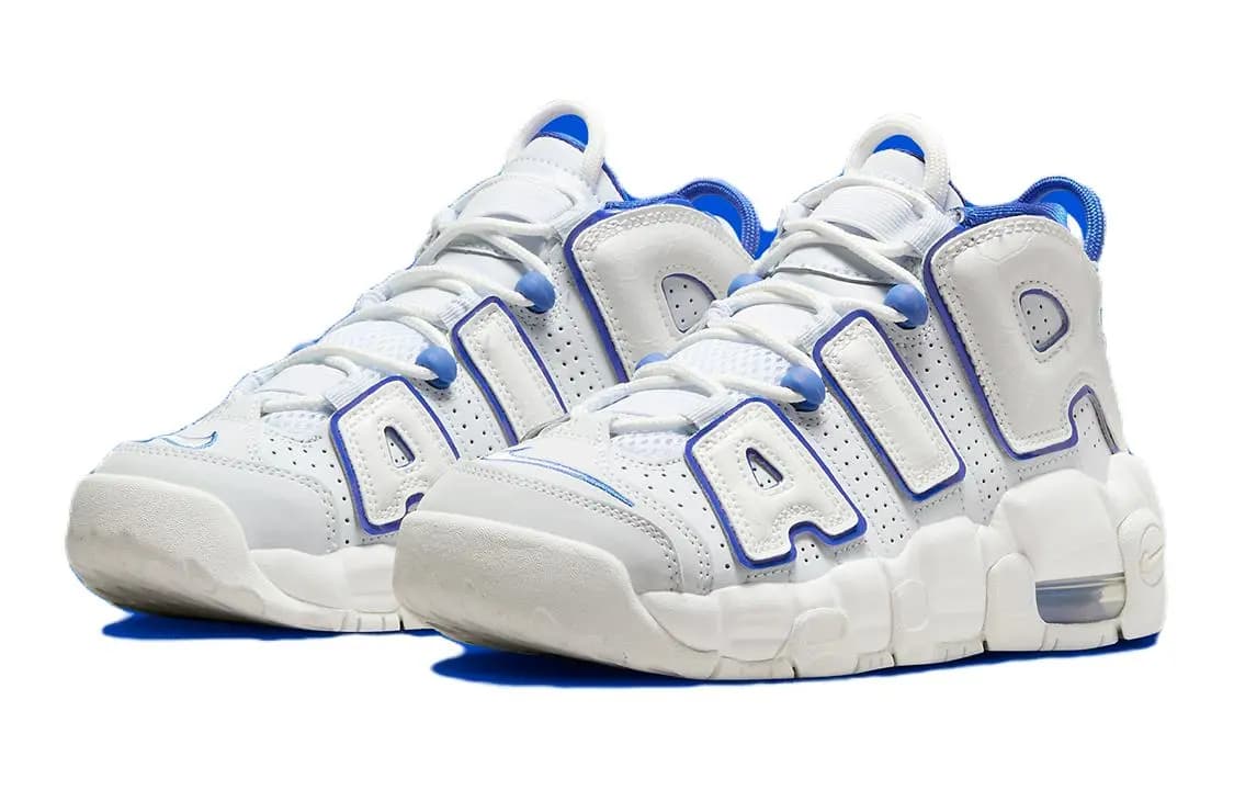 Nike Air More Uptempo Summit White Racer Blue GS 3