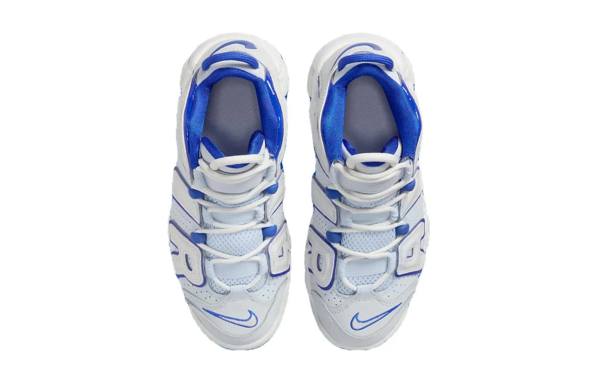 Nike Air More Uptempo Summit White Racer Blue GS 4