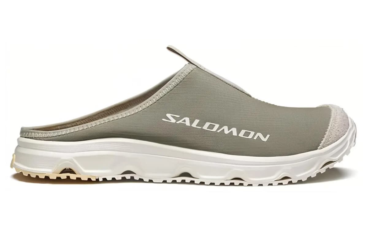 SALOMON RX Slide 3.0 Abrasion-Resistant Slip-Resistant Wrap-toe Slippers Unisex Green 2