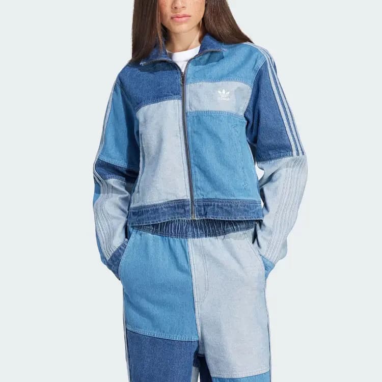 Adidas Originals Kseniaschnaider Denim Patchwork Pencək 2