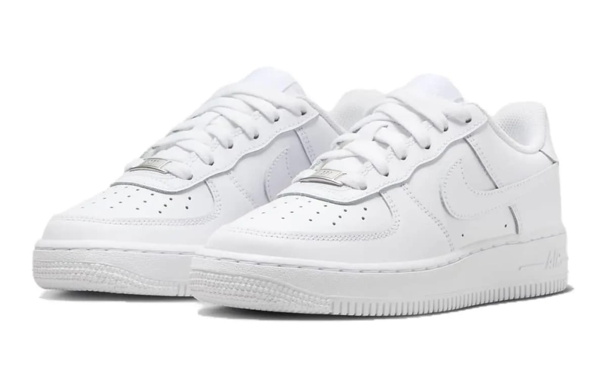 Nike Air Force 1 LE GS 'Triple White' 3