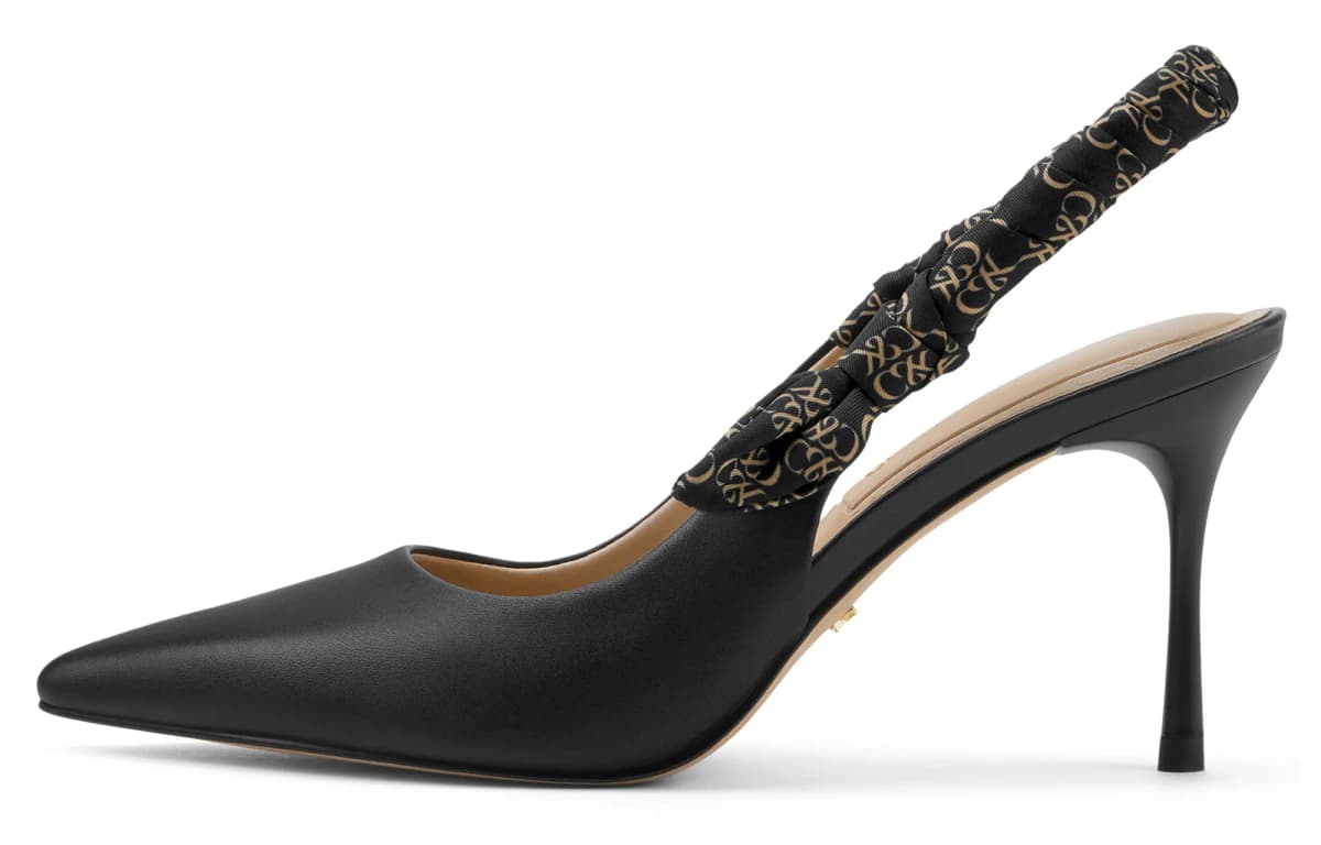 CHARLES&KEITH Small CK 8.2 sm Qadın Səndəli Ağ/Qara 4
