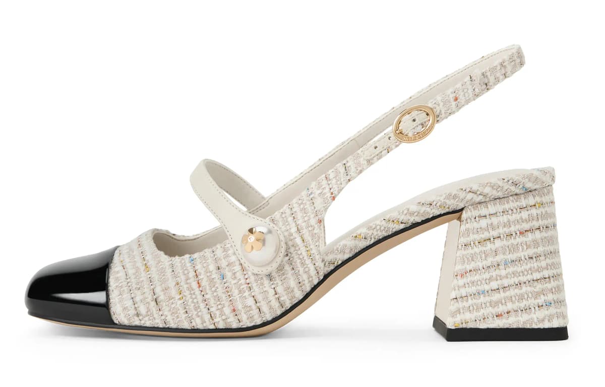 CHARLES&KEITH Small CK Strap Sandals 6.1cm Women's 10