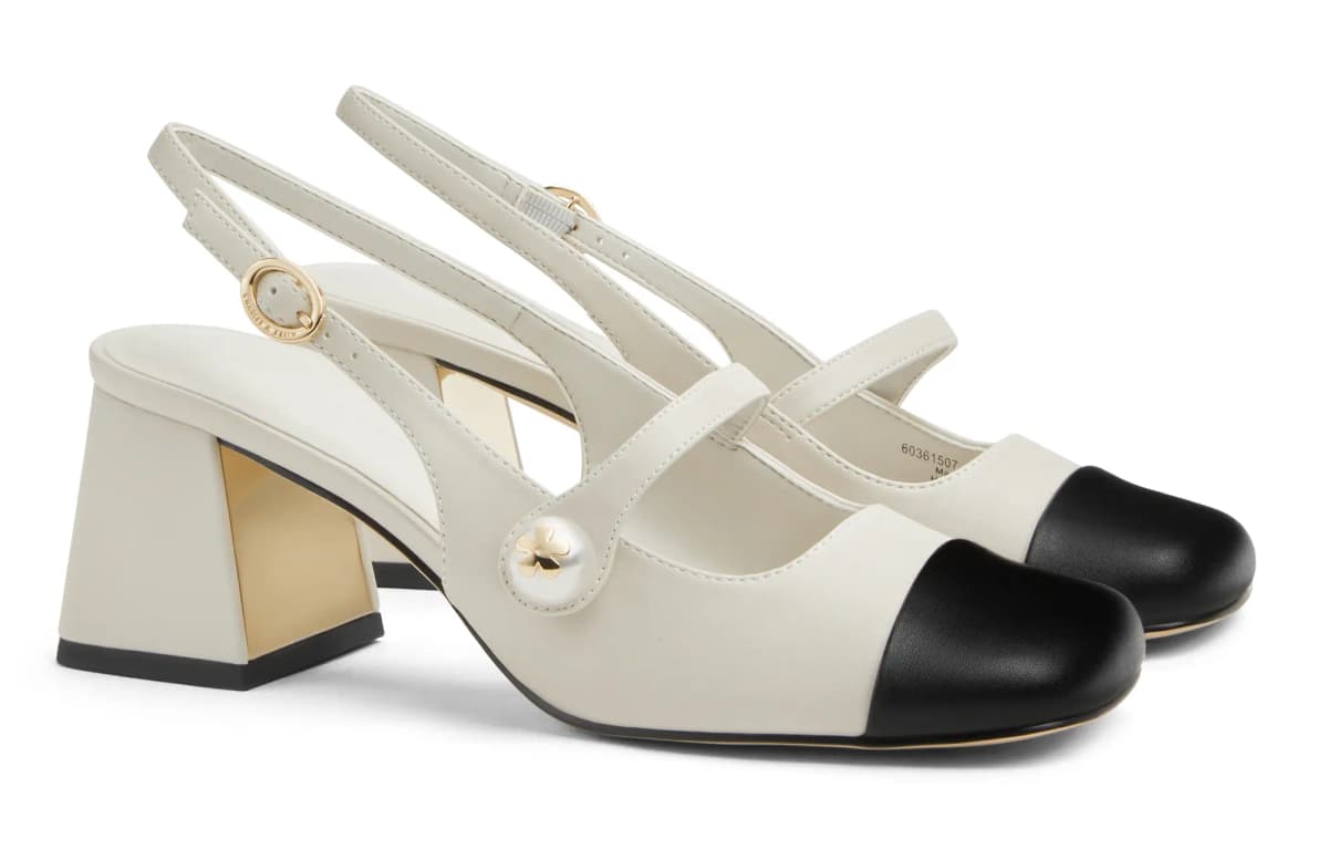 CHARLES&KEITH Small CK Strap Sandals 6.1cm Women's 2