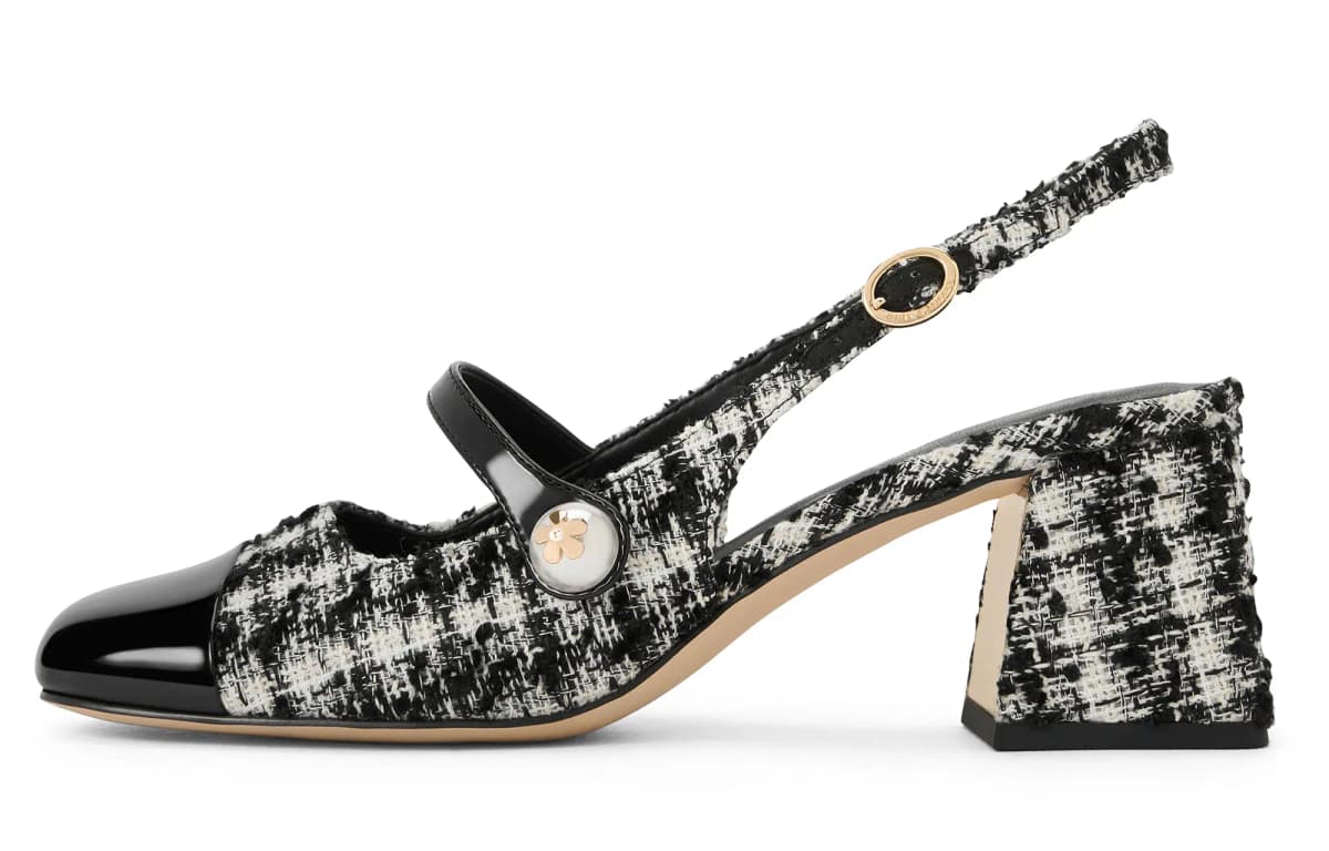 CHARLES&KEITH Small CK Strap Sandals 6.1cm Women's 5