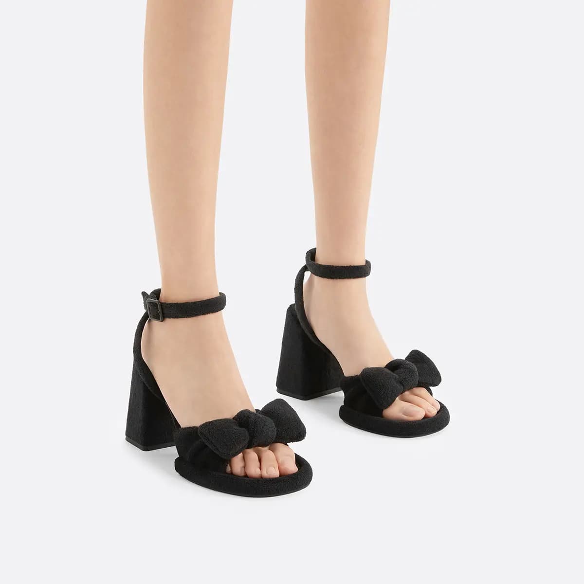 CHARLES&KEITH Small Ck Qadın Səndəli 9.5sm Çəhrayı/Qara/Yaşıl 9