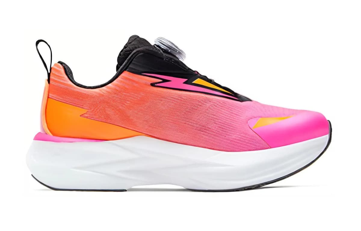 FILA KIDS Slip-Resistant Cushioning Low-Top Kids' Running Shoes Pink Orange Teenagers 3