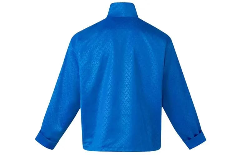 adidas originals SS24 Chinese Style Button Stand Collar Jacket Blue 2