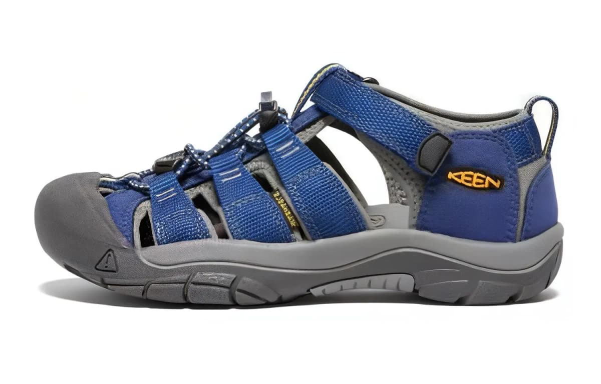 KEEN Anti-Slip Wear-Resistant Children's Sandals Blue Gray Children Aged 3-7 Years Old