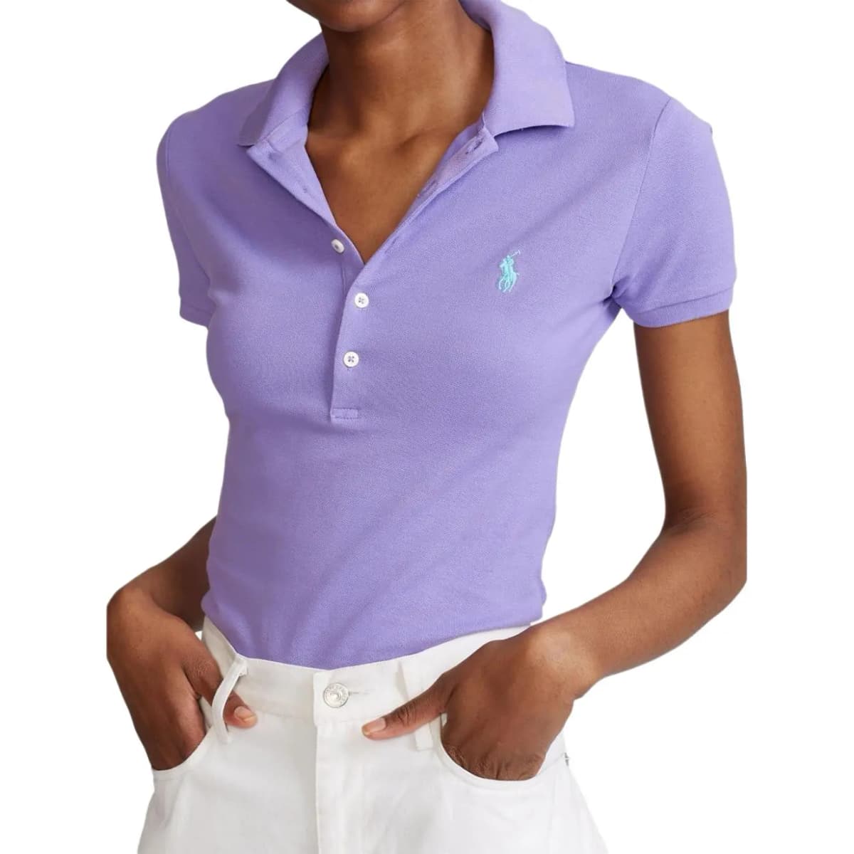 Polo Ralph Lauren Qadın Polo Köynəyi Bənövşəyi 3