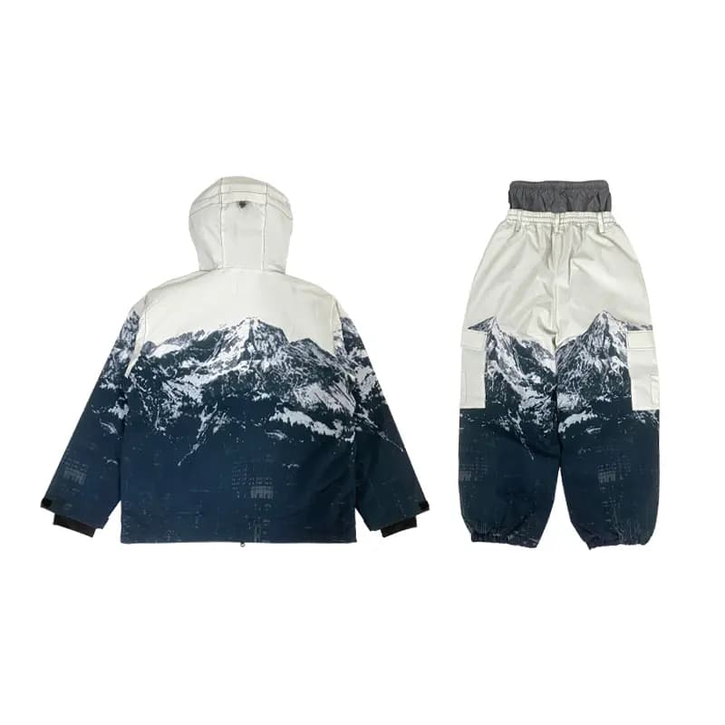JOHN SNOW Ski Tops Unisex Mountain Walking Printed Ski Suit Set 2