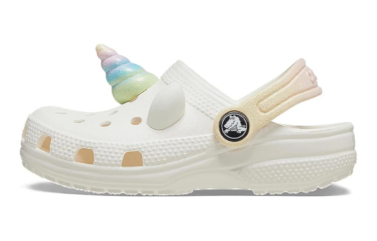 Crocs Slip Resistant Anti Kick Kids' Slippers Chalk Kids'