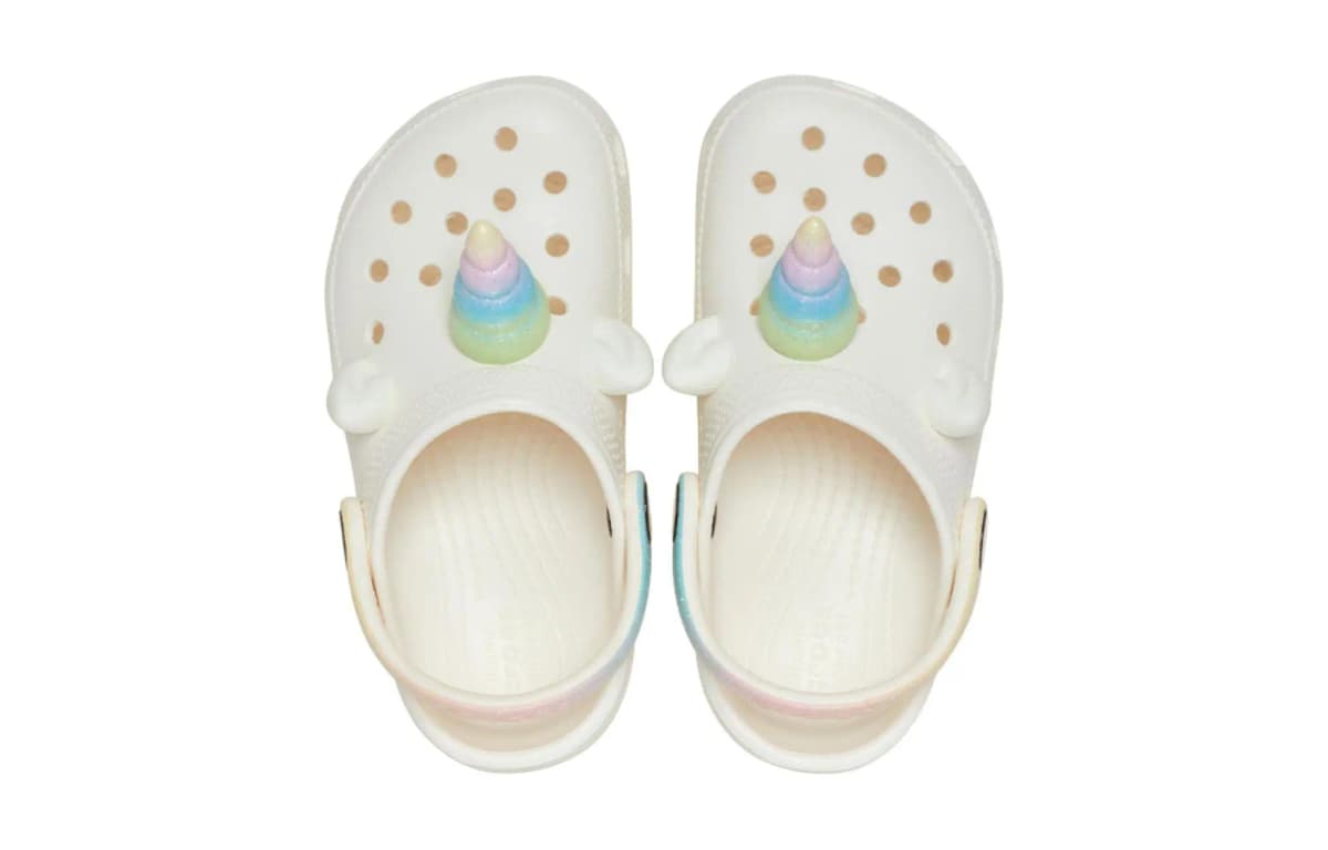 Crocs Slip Resistant Anti Kick Kids' Slippers Chalk Kids' 2