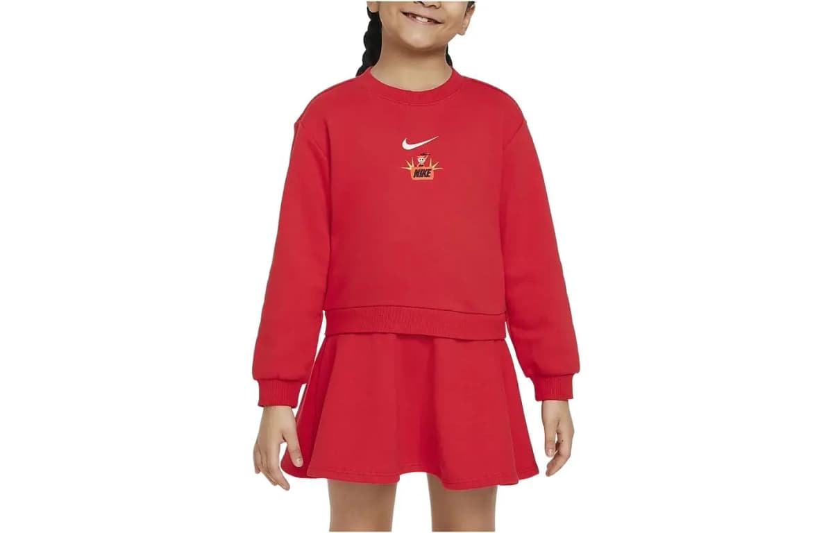 Nike Uşaq Loqolu Don Qırmızı