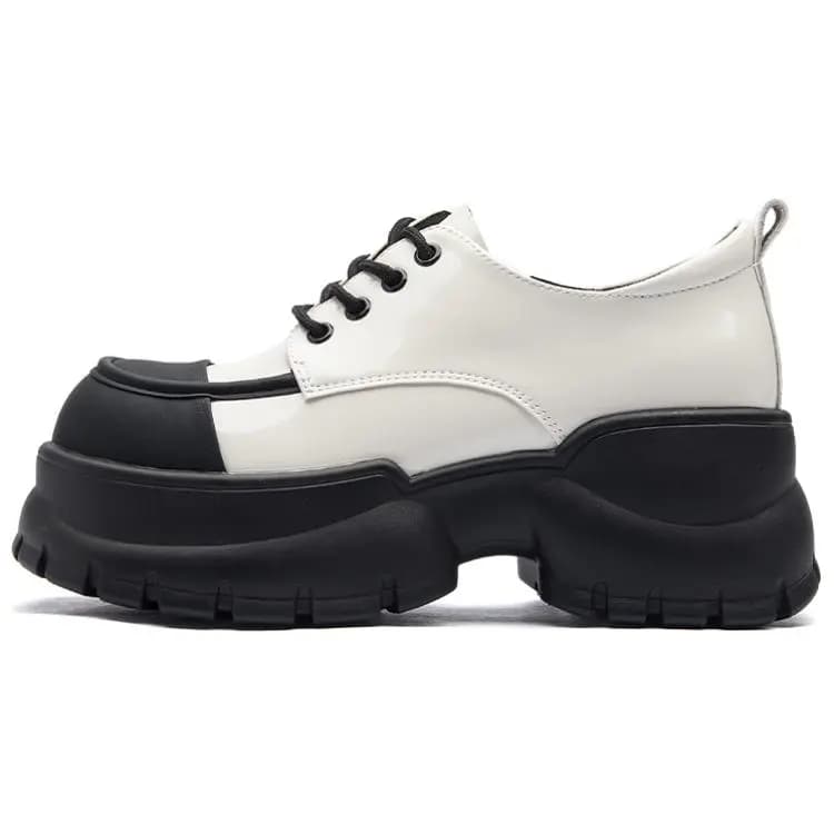 AGSDON Loafer Qadın Qara/Bej 7