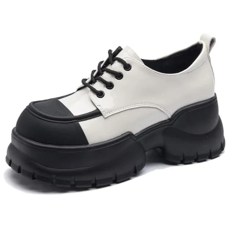 AGSDON Loafer Qadın Qara/Bej 8