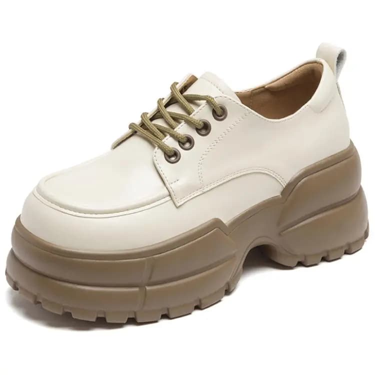 AGSDON Loafer Qadın Qara/Bej 2