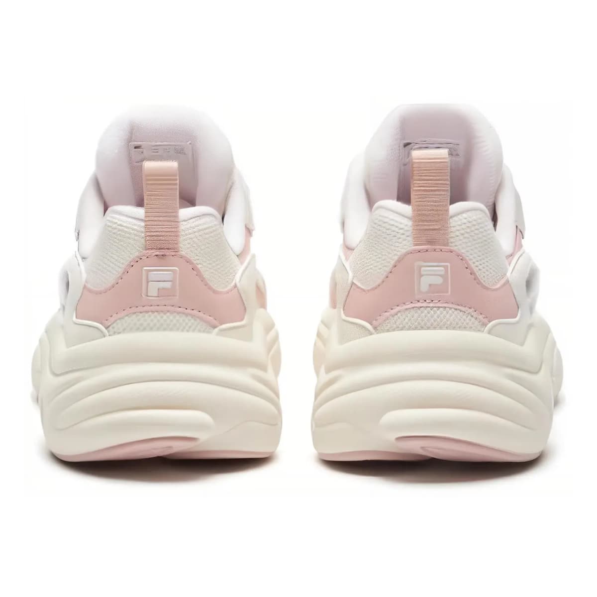 FILA KIDS Anti-Slip Wear-Resistant Low-Top Kids' Running Shoes White Pink Teenagers 4