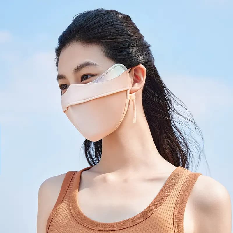 BENEUNDER AL33524 Contouring Eye-Protecting Veil Soft Support UV Protection Breathable Summer 3D Sun Protection Mask Women's 10