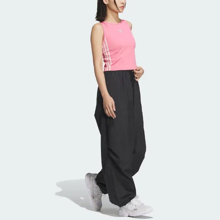 adidas Originals 3 Stripes Qadın Mayka Açıq Qızılgül 4