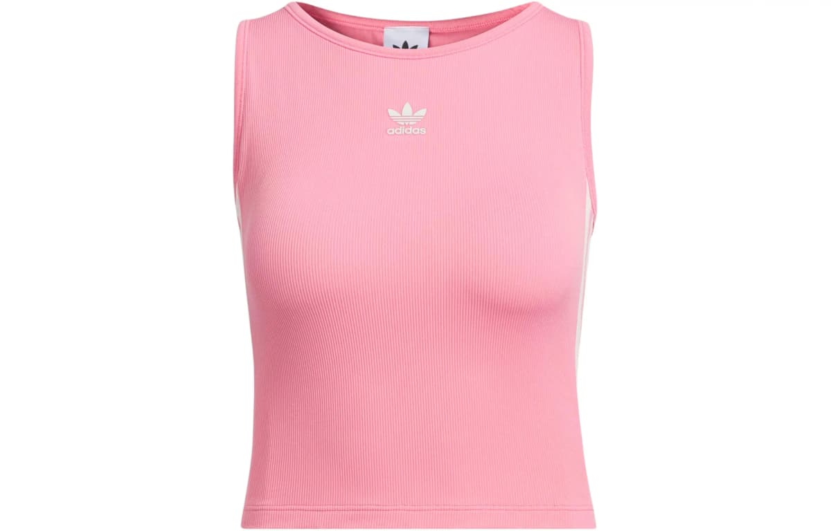 adidas Originals 3 Stripes Qadın Mayka Açıq Qızılgül