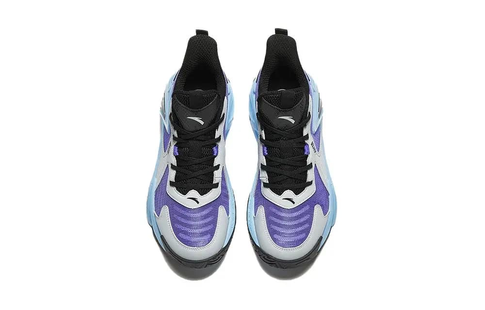 Antakids Airspace Low-Top Uşaq Basketbol Ayaqqabısı Ağ/Bənövşəyi/Qara 3