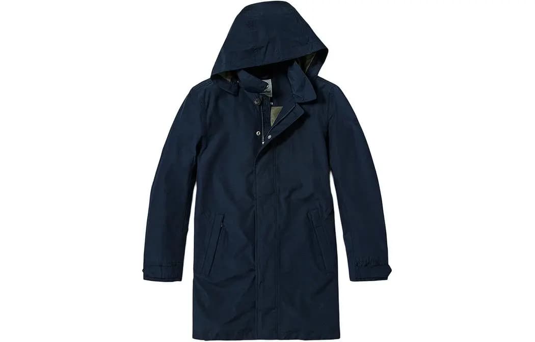 Timberland Kişi Trench Coat Tünd Göy